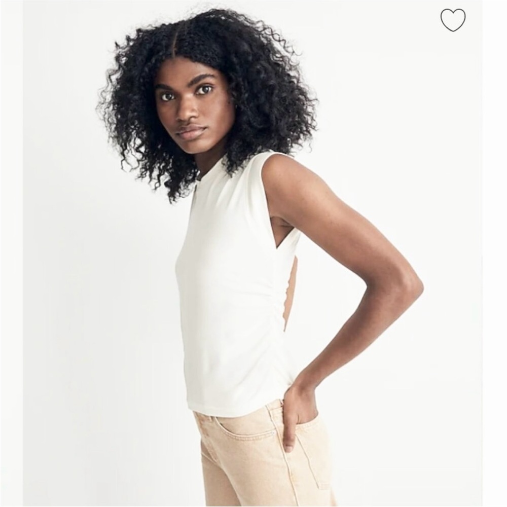 Madewell White Muscle Tee - Picture 2 of 7